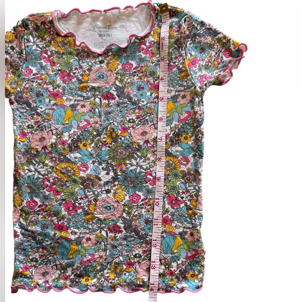 Vaenait Baby Toddler Girl Pajama Set Floral Shorts and Short Sleeve Top Sz 2T - Picture 9 of 14